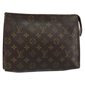 LOUIS VUITTON Monogram Poche Toilette 26 Pouch LV Auth